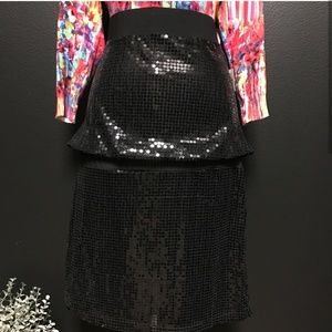 BODY CENTRAL SEQUIN SKIRT